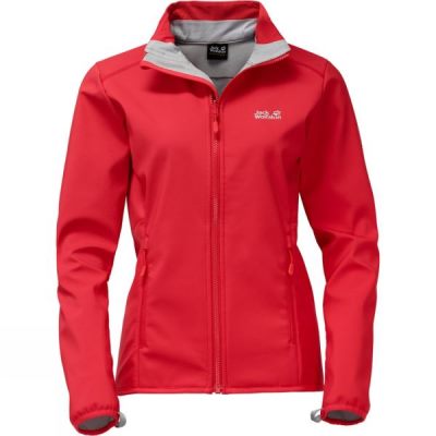 Chaquetas Jack Wolfskin Element Track Mujer - Rojas - Chile LDB670523